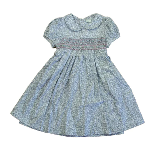 Edgehill Collection Girls Blue Floral Dress