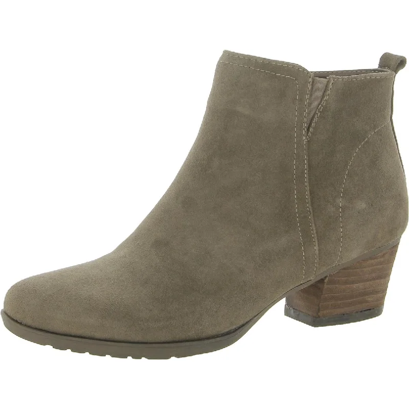 Aqua College Womens Isla Suede Ankle Booties