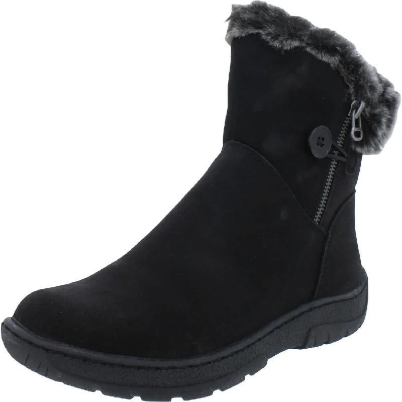 Aqua College Womens Quinita Zipper Ankle Winter & Snow Boots