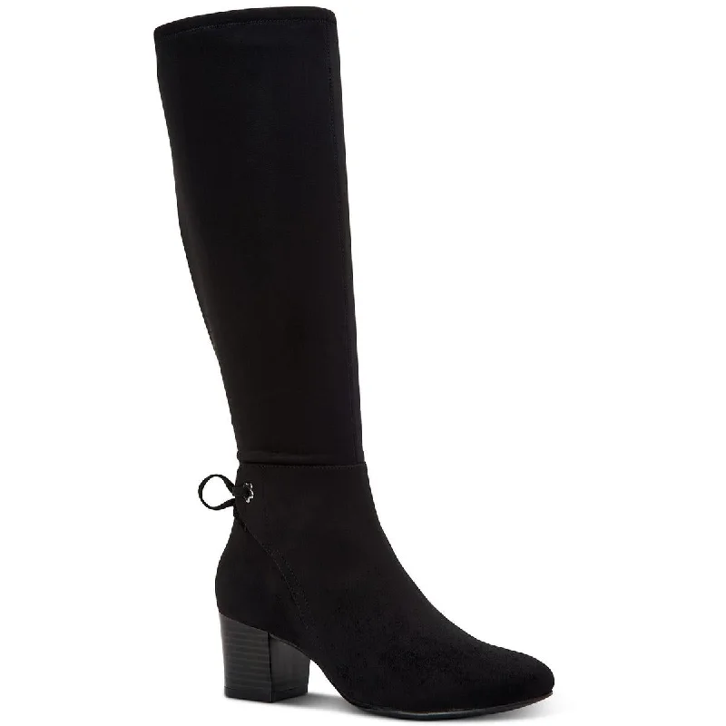 Charter Club Womens Jaccque Wide Calf Knee-High Boots