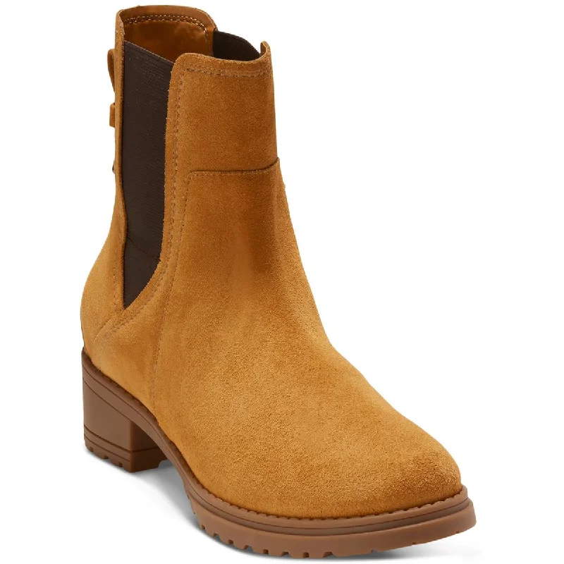 Cole Haan Womens WP Camea Suede Pull-on Chelsea Boots