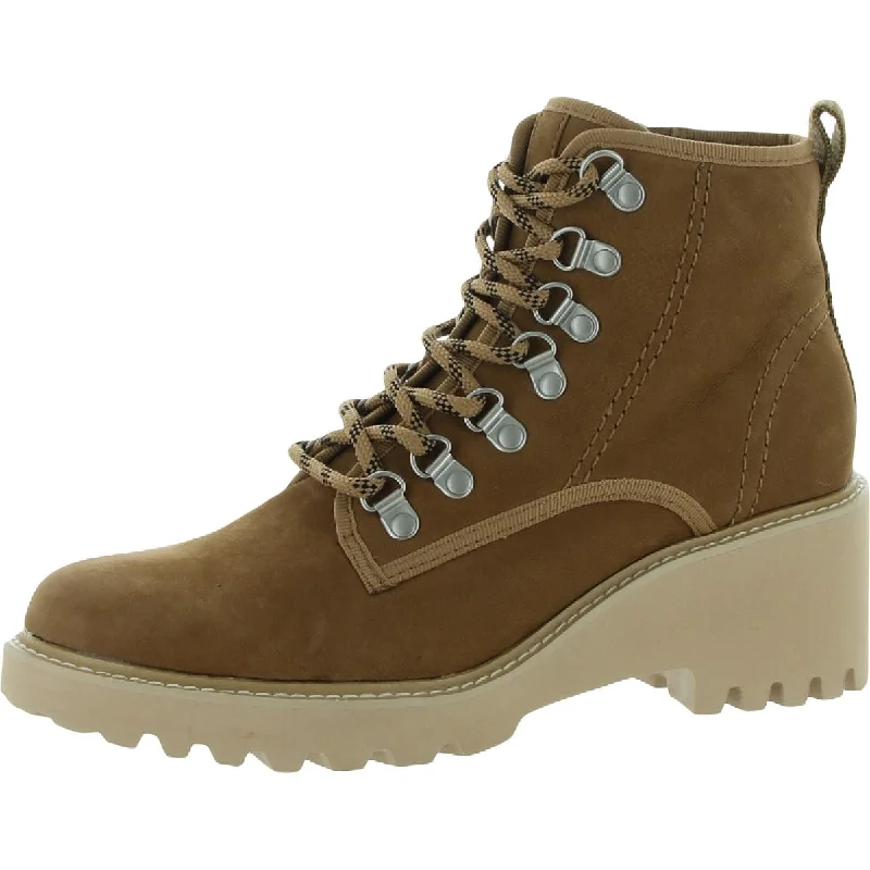 Dolce Vita Womens Huey Hiker Lugged Sole Combat & Lace-up Boots