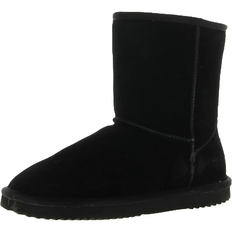 EMU Ridge Sophie Lo Suede Shearling Lined Mid-Calf Winter Womens Boots