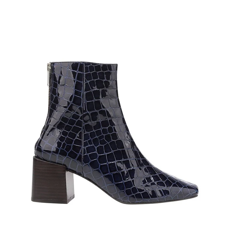 Inga Midnight Reptile Nappa Boots