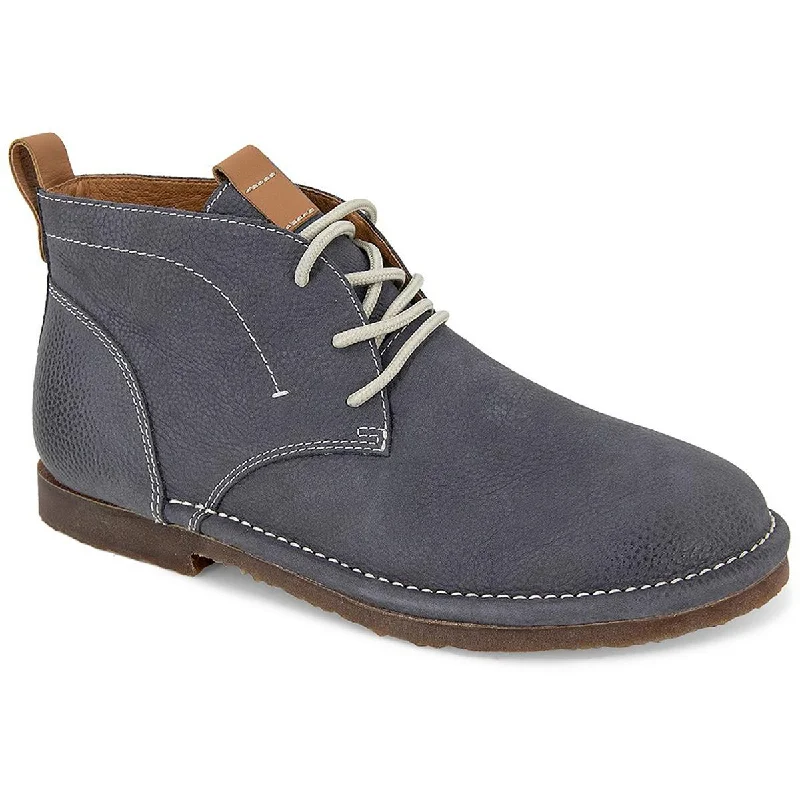 Gentle Souls by Kenneth Cole Mens Albert Leather Lace-Up Chukka Boots