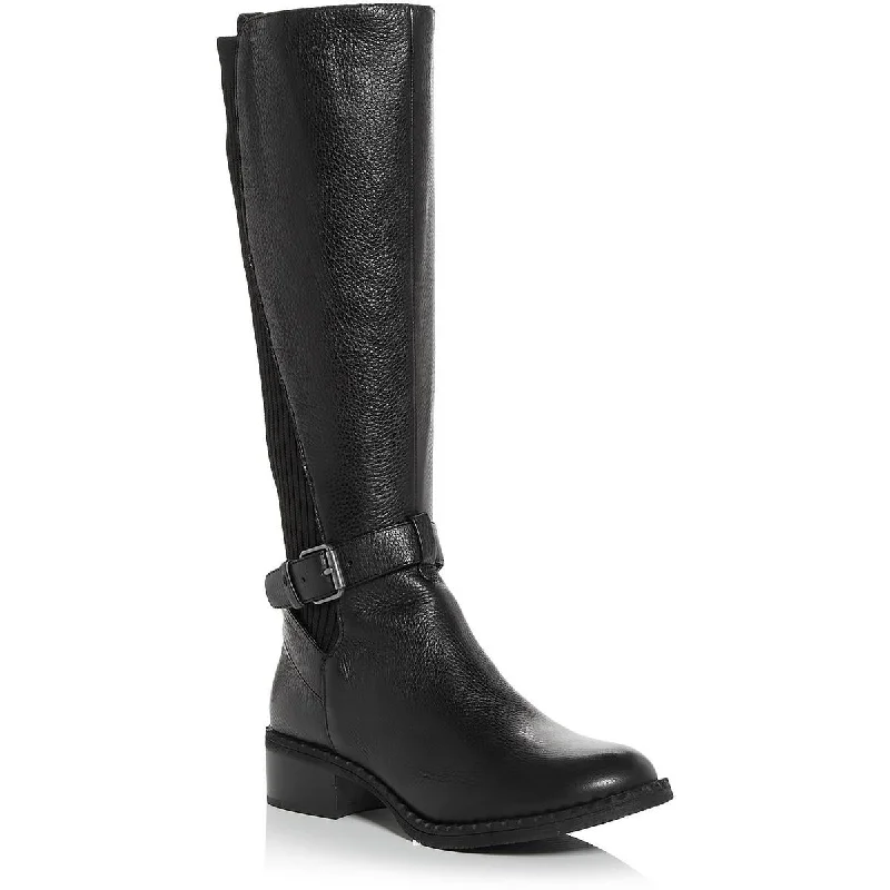 Gentle Souls by Kenneth Cole Womens Best Chelsea Moto Leather Knee-High Boots