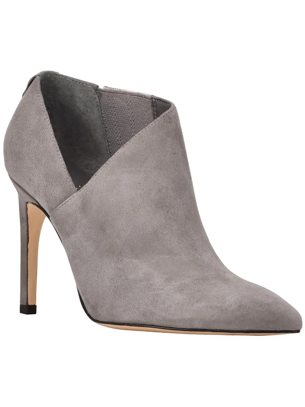 Harmon Womens Suede Slip On Booties