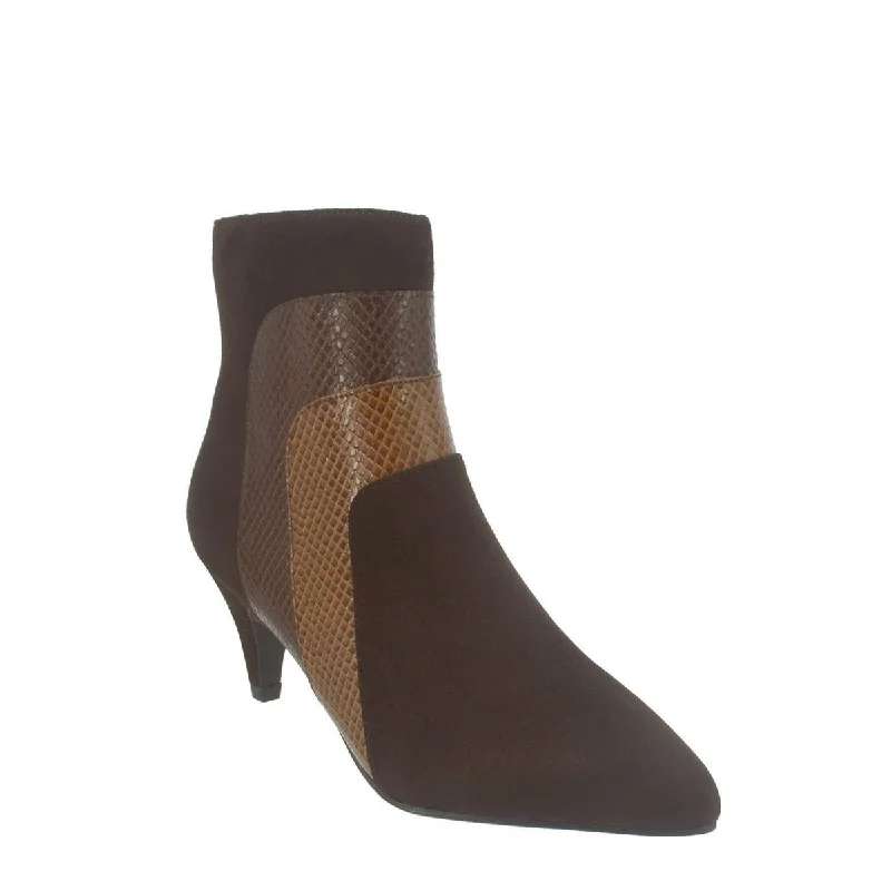 Impo Womens Eila Faux Suede Ankle Booties