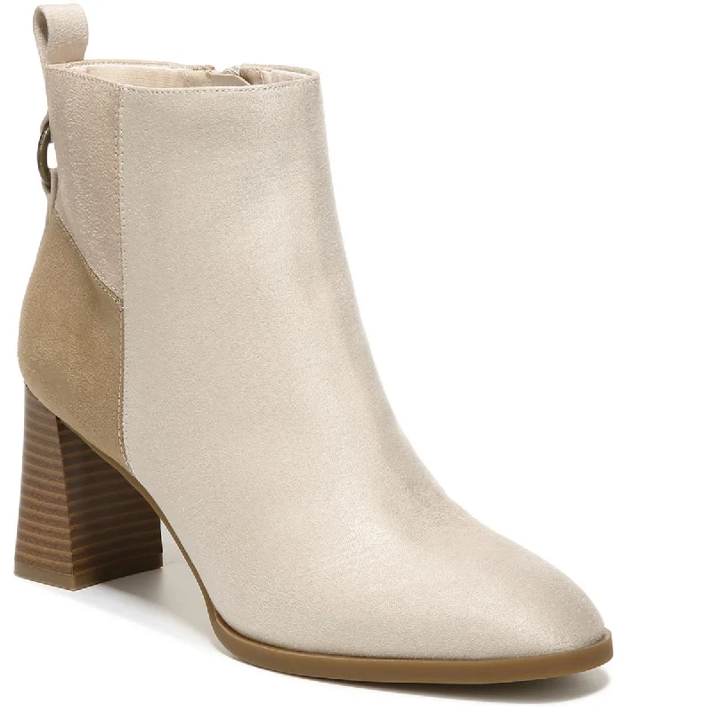 LifeStride Womens Foxy Almond Toe Ankle Boots