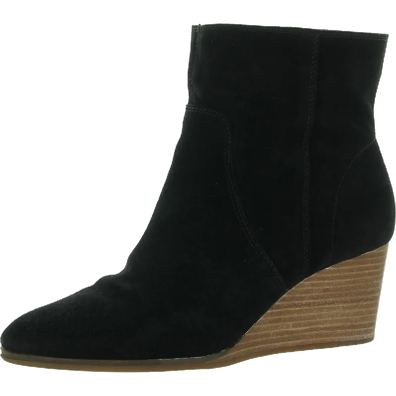 Lucky Brand Womens Wafael Padded Insole Wedge Booties