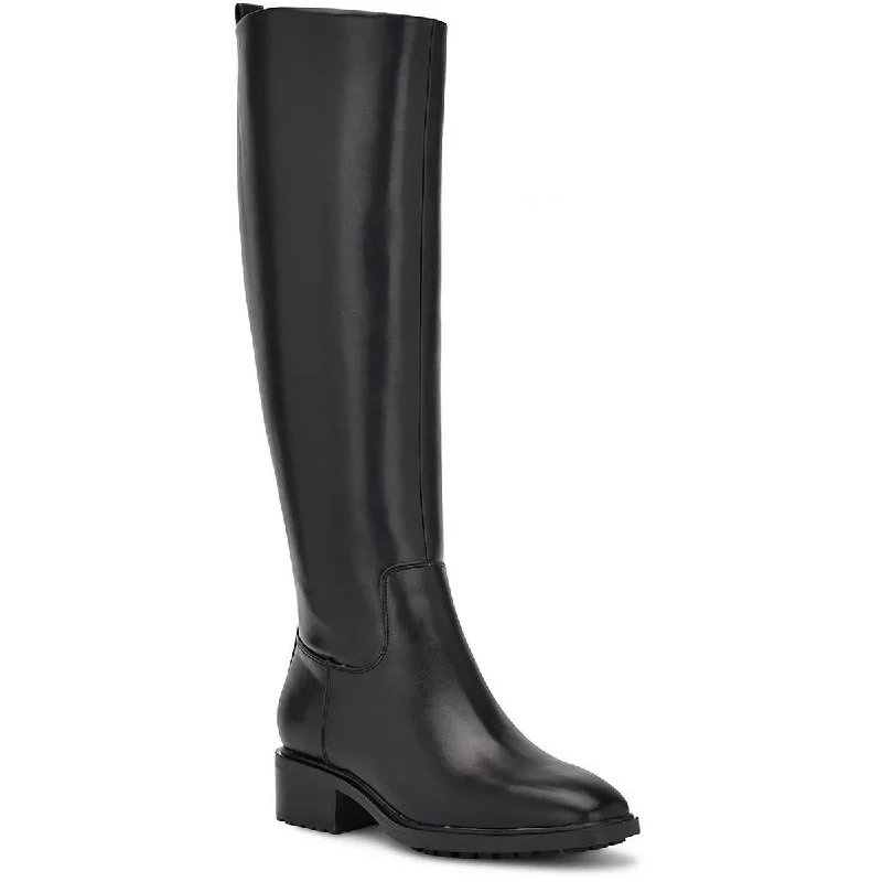 Nine West Womens Barile 3 Faux Leather Knee-High Boots