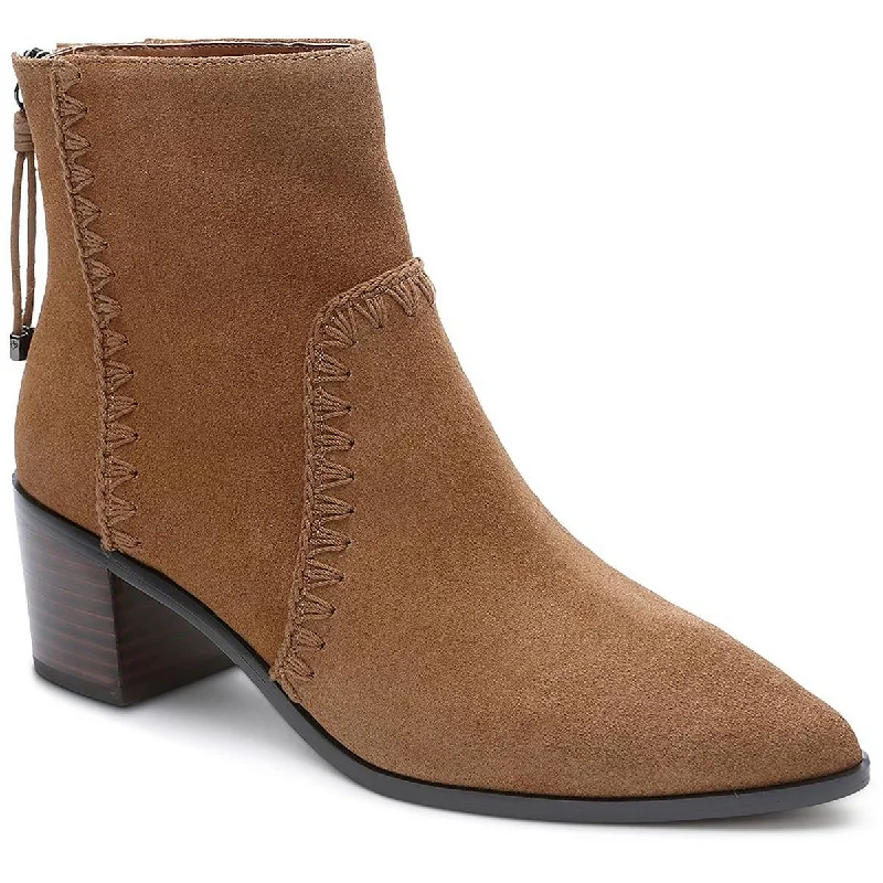 Sanctuary Womens Refine Suede Pull On Ankle Boots