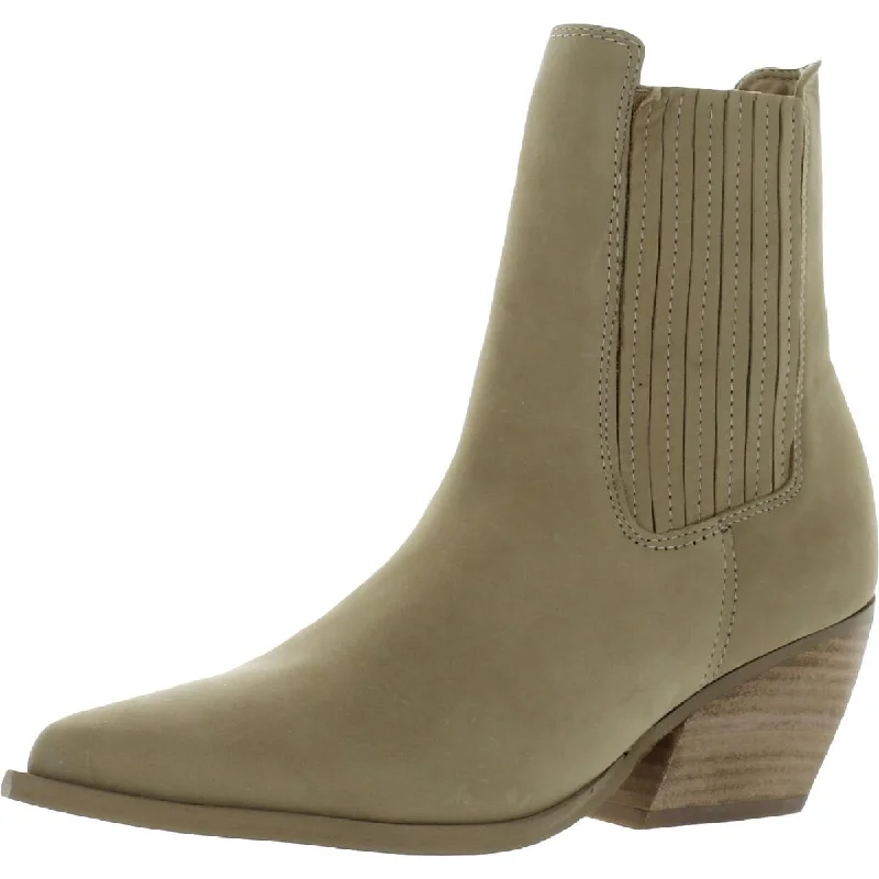 Steve Madden Womens Terezza Leather Ankle Booties