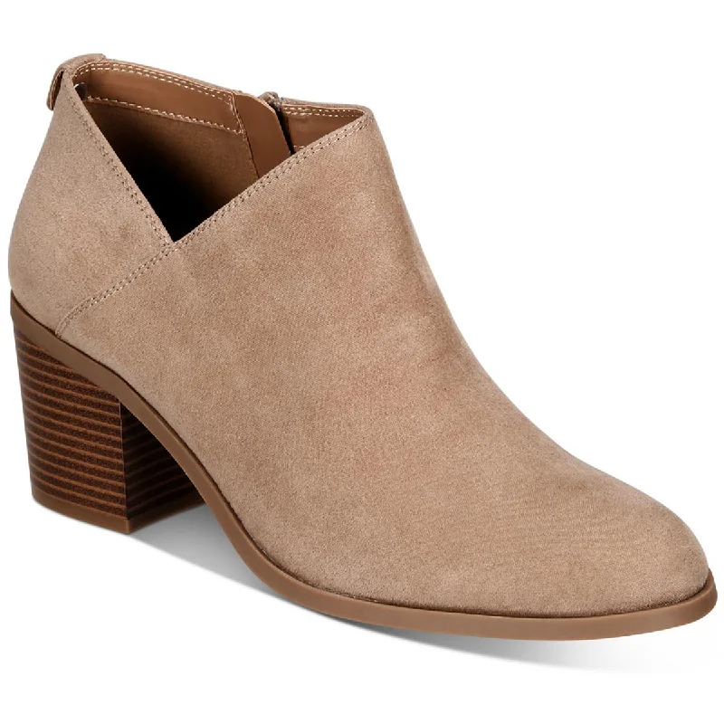 Style & Co. Womens Felaa Faux Suede Ankle Boots