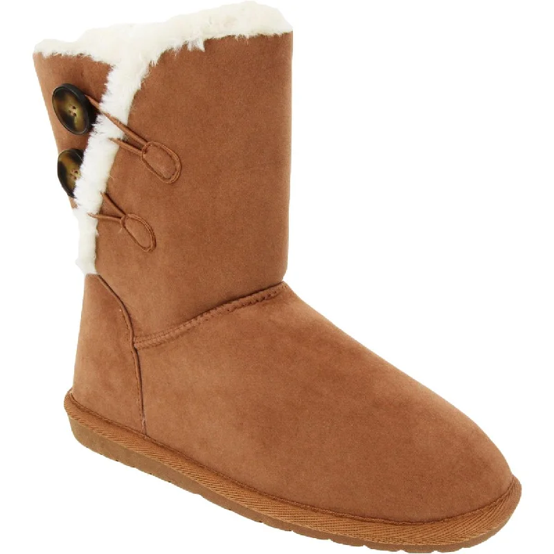 Sugar Womens Marty Faux Suede Winter & Snow Boots