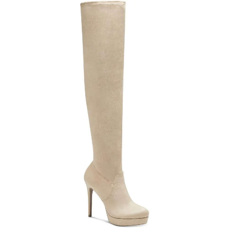 Thalia Sodi Womens Clarissa Zipper Tall Over-The-Knee Boots