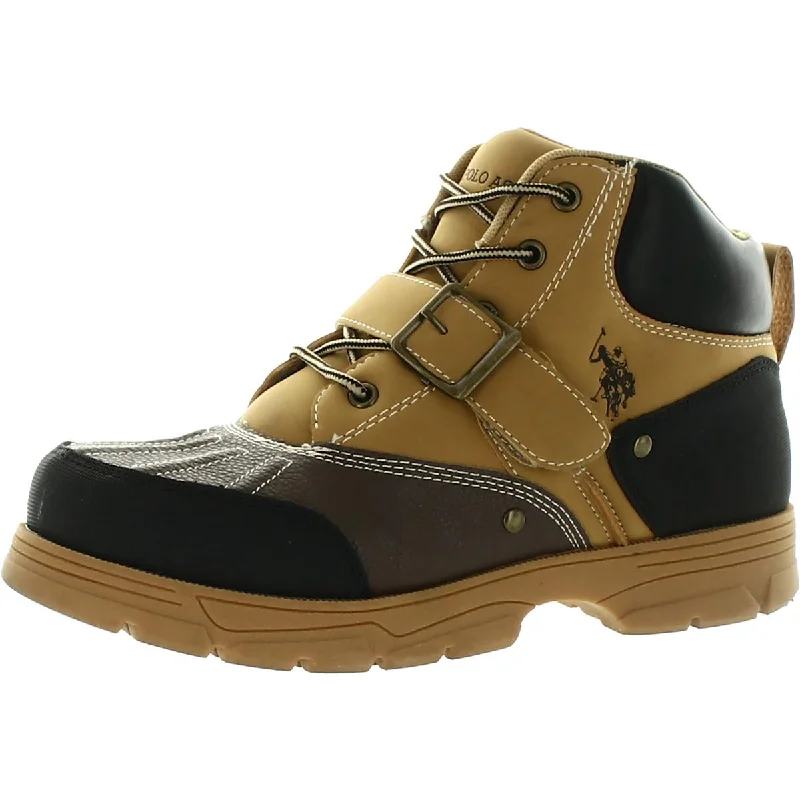 U.S. Polo Assn. Kedge Men's Buckle Duck Toe Winter Snow Boots