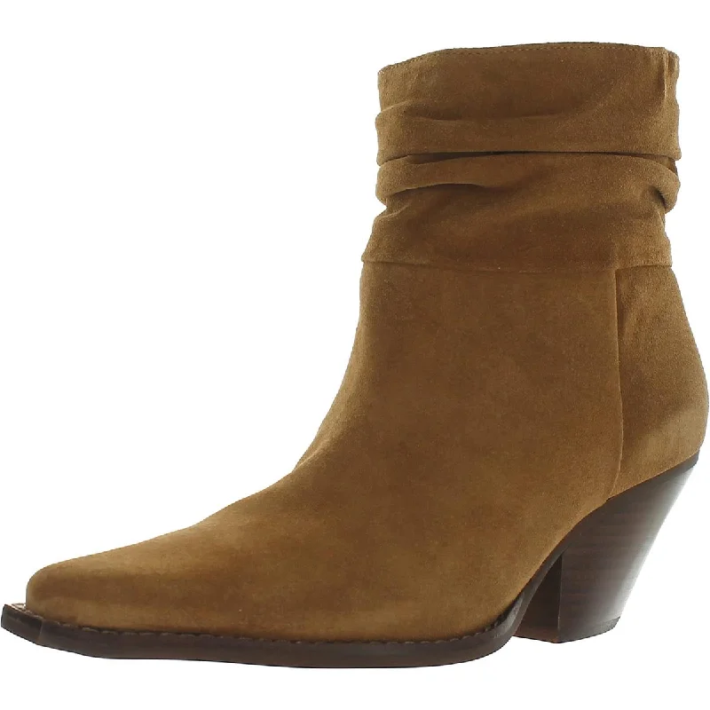 Vince Camuto Womens Nerlinji Suede Pointed Toe Ankle Boots