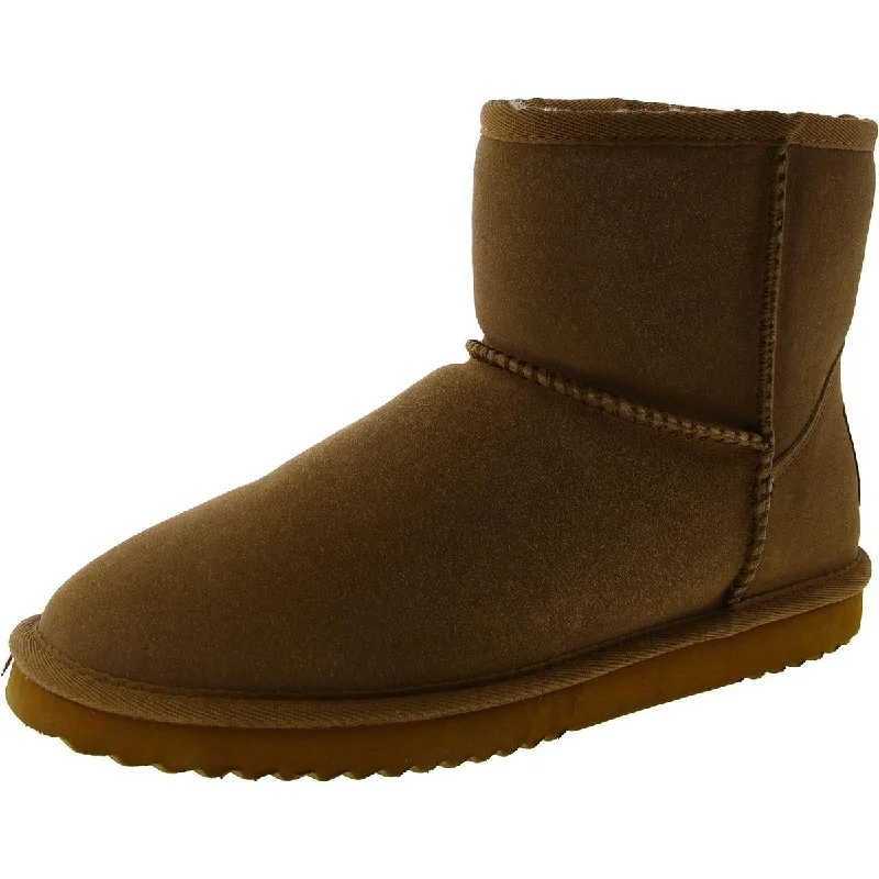 EMU Ridge Sophie Mini Suede Shearling Lined Ankle Winter Womens Boots