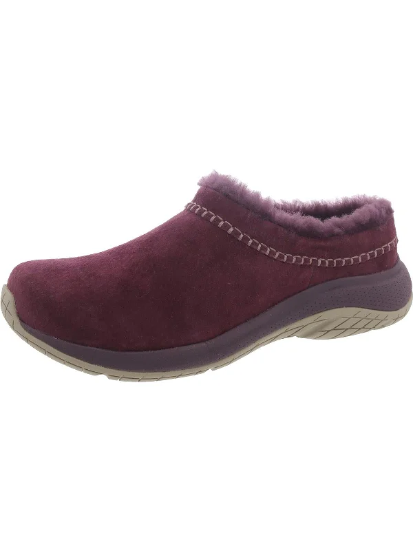 Encore Ice 5 Womens Suede Mules Clogs