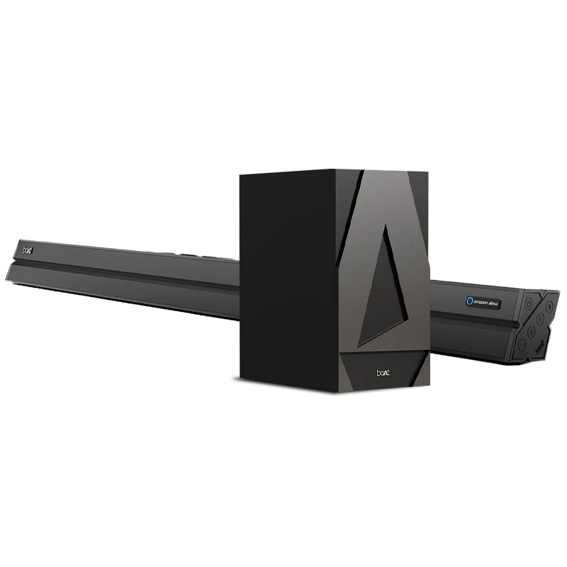 boAt Aavante Bar Aaupera | 120W Sound Bar with 2.1 Channel Smart Soundbar, Built in Alexa, EQ Modes