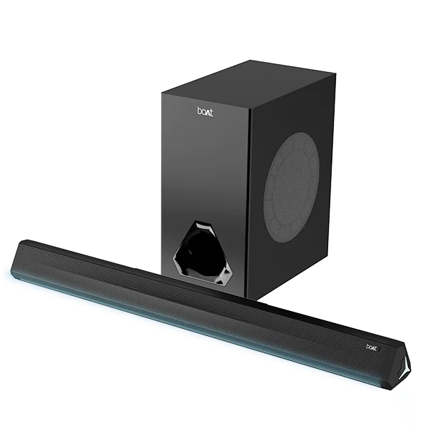 boAt Aavante Bar Aura | Bluetooth Soundbar with 160W RMS Signature Sound, 2.1 Channel, Wired Subwoofer