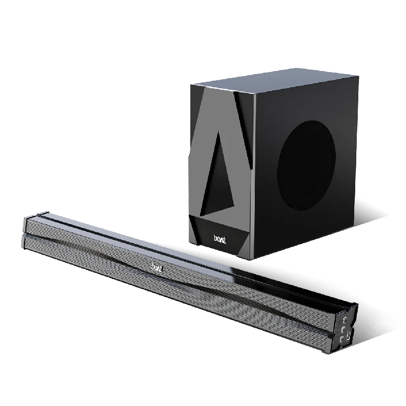 boAt Aavante Bar Orion Plus | 160W Bluetooth Soundbar, 2.1 Surround Sound System, Subwoofer & Wired Rear Speakers