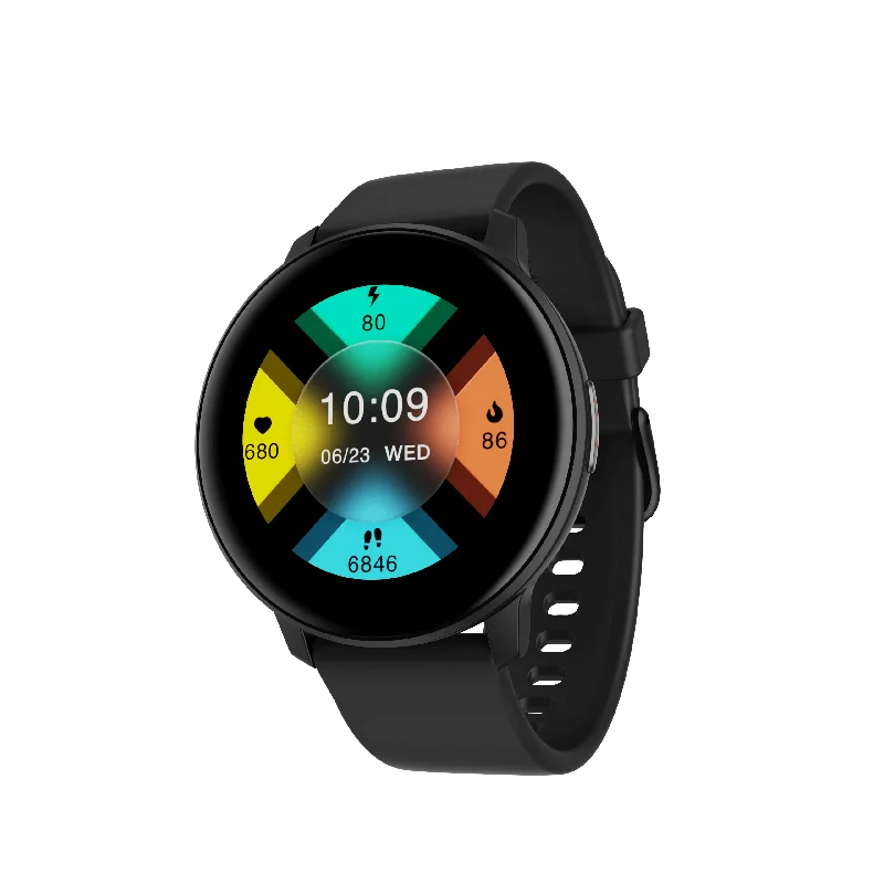 boAt Lunar Connect | Round Dial Smart Watch with 1.28” (3.25 cm) HD Display, BT Calling, Supports Hindi & English Language, Up to 20 contacts, 100+ Sports Modes