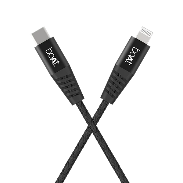 boAt LTG 600 Apple Certified Lightning Cable 1.2 Meter | Premium Fast Charging Cable for Apple devices