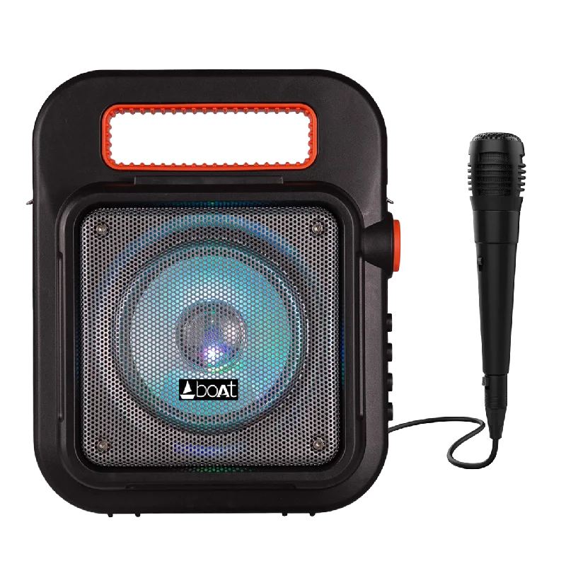 Party Pal 20 | Premium 15W Portable Bluetooth Speaker with Led Lit, Full Range Driver, 4.5 Hours of Party Time, BT, Aux,