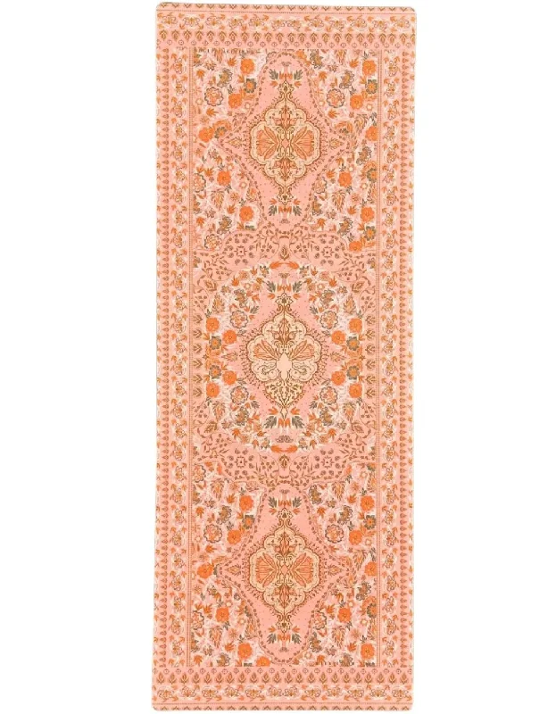 6 mm XL Eco Salty Peach Yoga Mat + Strap