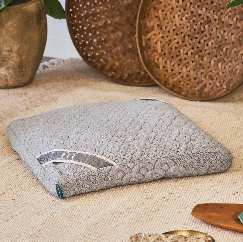 Crystal Cove Square Meditation Cushion