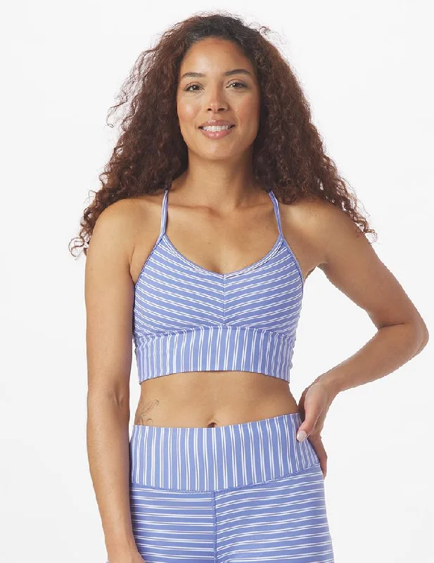 Premier Bra: Periwinkle Stripe