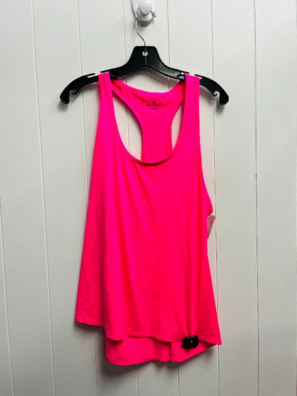 Athletic Tank Top By Athleta In Pink, Size: Xl