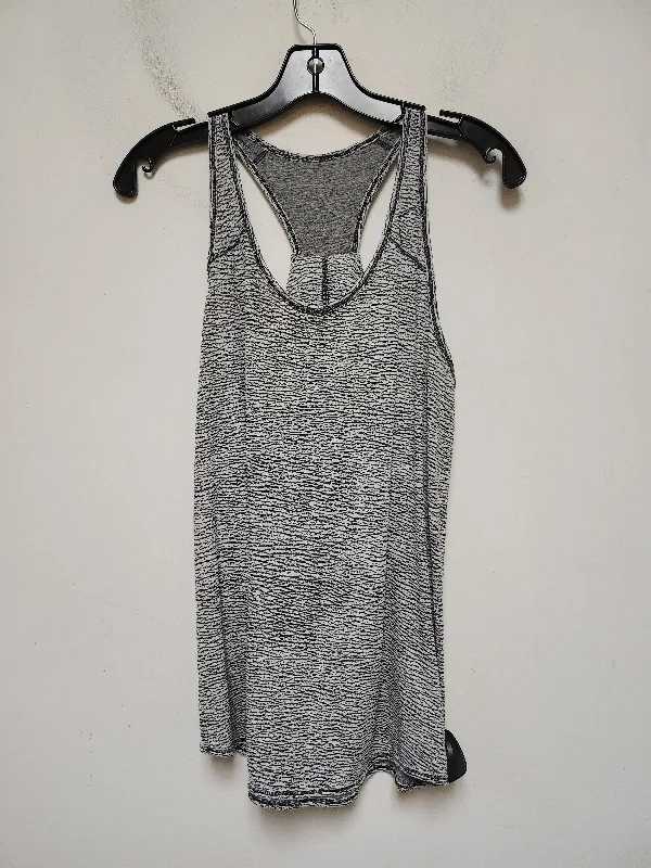 Athletic Tank Top By Lululemon In Grey, Size: M