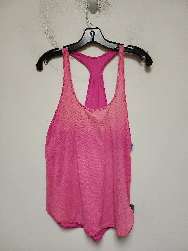 Athletic Tank Top By Lululemon In Pink, Size: M