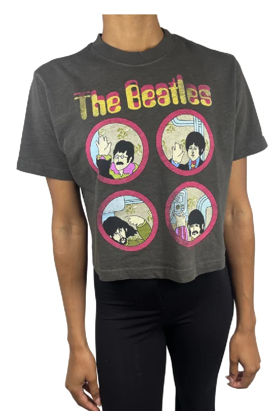 Beatles Yellow Submarine Crop Top by Junk Food