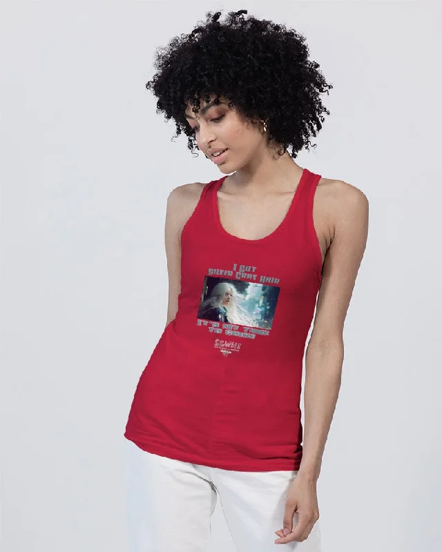 Beautiful white woman my time to shine Unisex Jersey Tank | Bella + Canvas