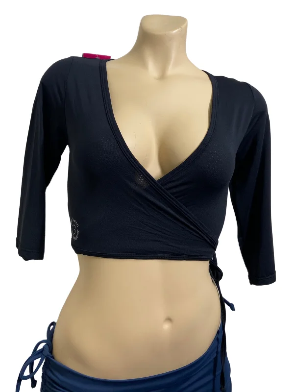 Bia Brazil Activewear Crossover Wrap Crop Top TT801