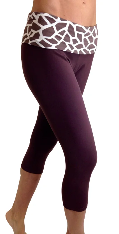 Bia Brazil Activewear Solid Roll Down Capri SL072S