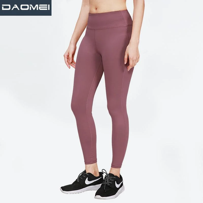 Compression Tights High Waisted Custom Womens Yoga Pants Seamless Fitn