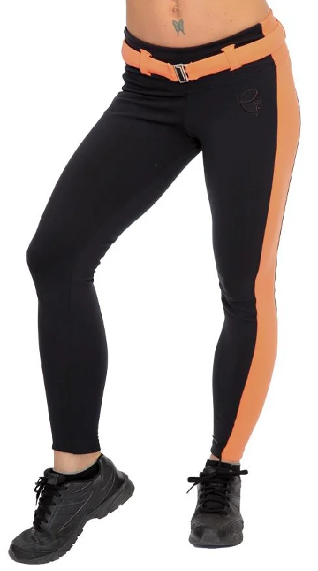 Equilibrium Activewear Belted Side Stripe Legging L723