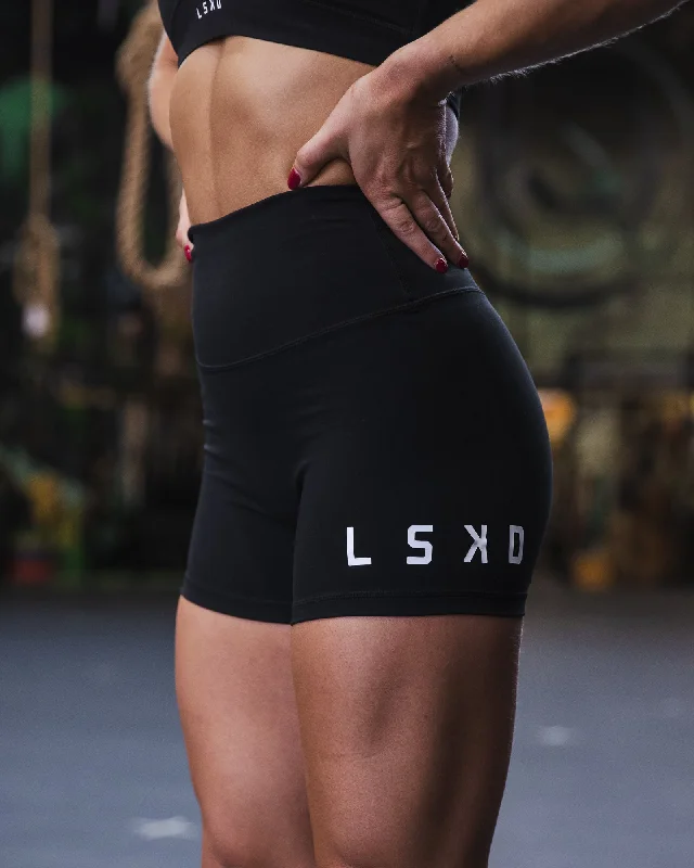 Evolved X-Length Shorts - Black-White