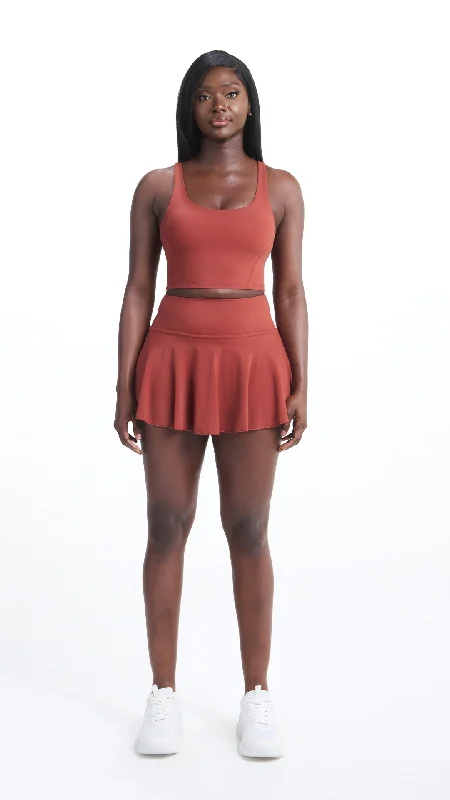 Fata Skirt Shorts - Rust