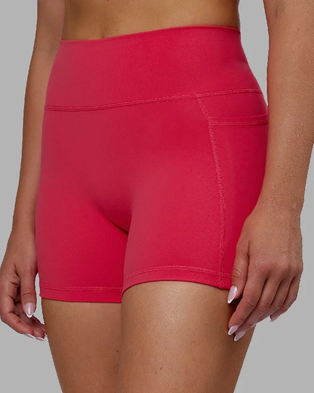 Fusion X-Length Shorts - Raspberry