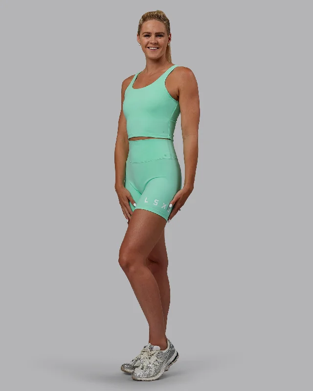 Gracious Shelf Bra Tank - Ice Green