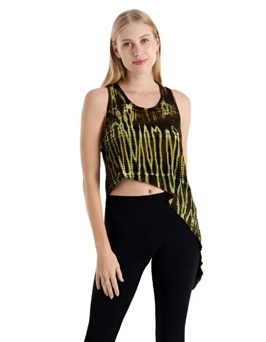 Kathmandu Tie Dye Diagonal Cut Tank TH1487