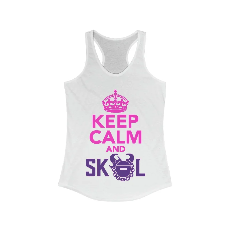 Ladies Ideal Racerback Tank - Keep Calm