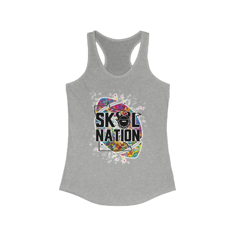 Ladies Ideal Racerback Tank - MN Nation (Color Blast)