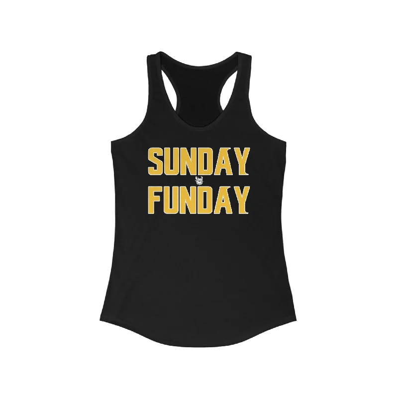 Ladies Ideal Racerback Tank - SUNDAY FUNDAY